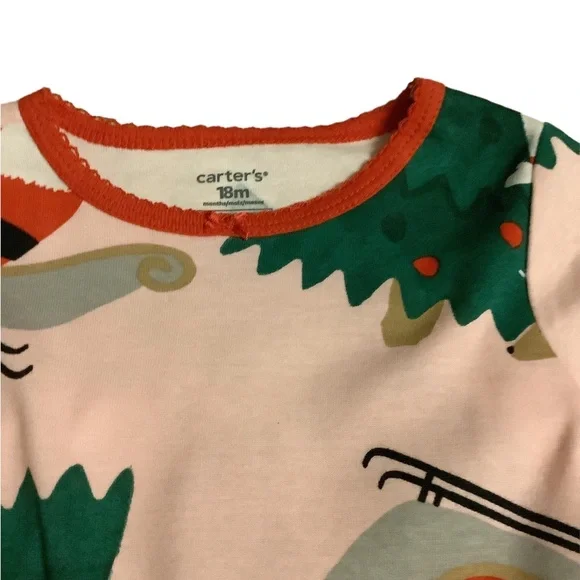 New Baby Girl Carter's
Christmas Pajamas Set Size
18 Months - Picture 3 of 3